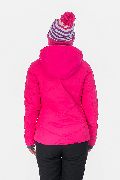 Женский горнолыжный Пуховик Running River Малиновый, 827867