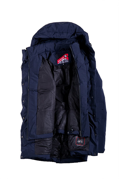 Женский зимний Пуховик WHS Темно-синий, 8783151