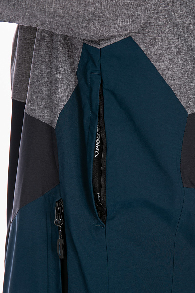 Мужской горнолыжный Костюм WHS Серо-синий, 8783312K1