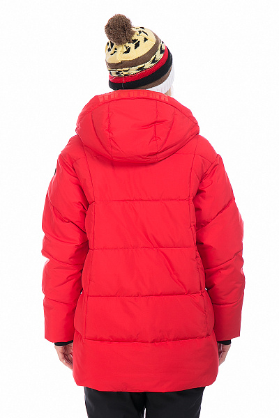 Женский зимний Пуховик WHS Красный, 8783227