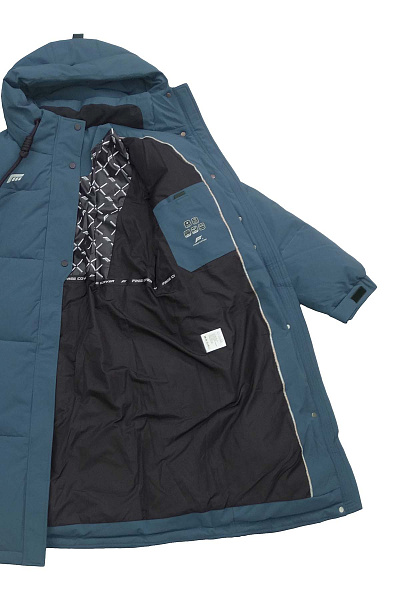 Пуховик FREE COVER Синий, 70672