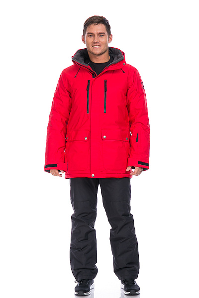 Мужская горнолыжная Куртка Running River Красный, 827878