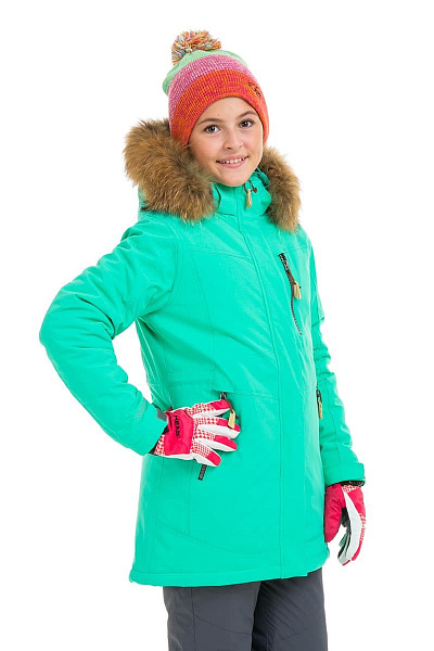 Детская зимняя Парка High Experience Мятный, 6980183