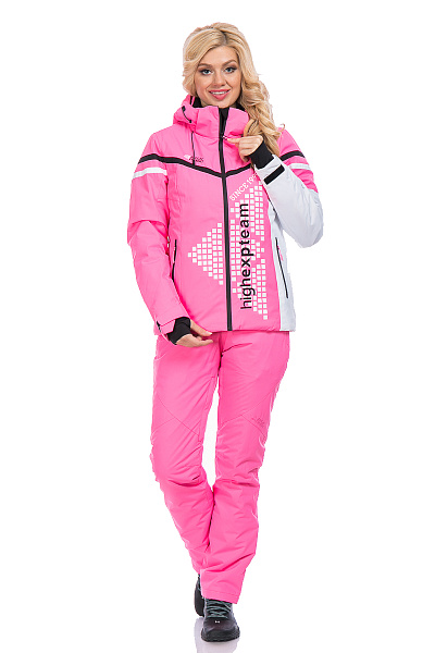 Женский горнолыжный Костюм High Experience Розовый, 6980317K1