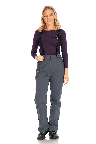 Женские горнолыжные Штаны WHS Серый, 8783316