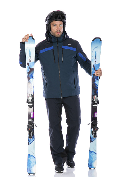 Мужская горнолыжная Куртка WHS Серо-синий, 8783306