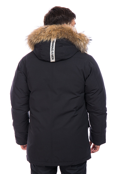 Мужская зимняя Парка Running River Черный, 827886