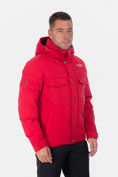Мужской зимний Пуховик Running River Красный, 827871