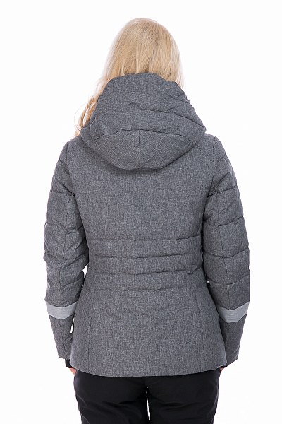 Женский горнолыжный Пуховик WHS Серый, 8783194