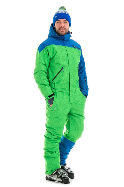 Мужской горнолыжный Комбинезон Snow Headquarter Зеленый, 83817