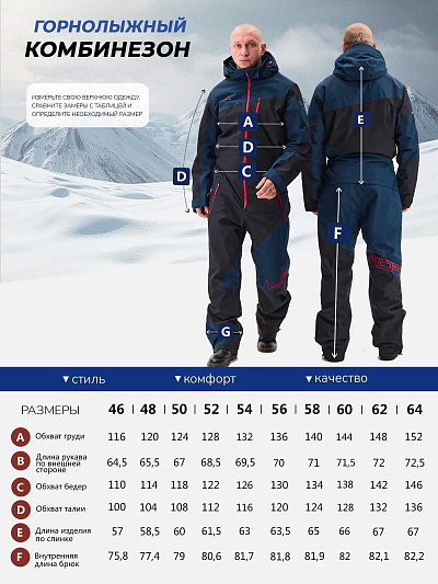 Комбинезон Lafor Темно-синий, 7670159