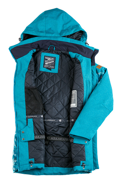 Женская горнолыжная Куртка High Experience Бирюзовый, 6980368