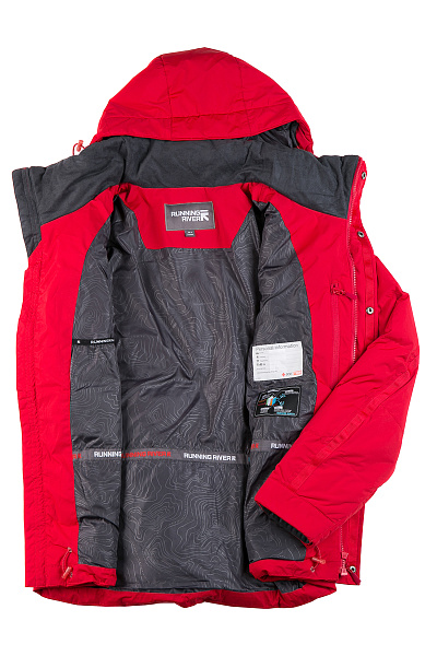 Мужской зимний Пуховик Running River Красный, 827871