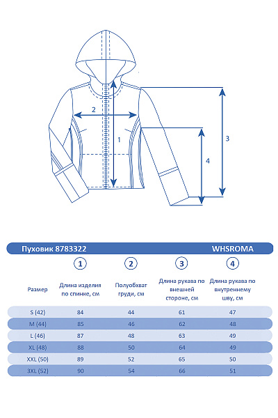 Женский зимний Пуховик WHS Красный, 8783322