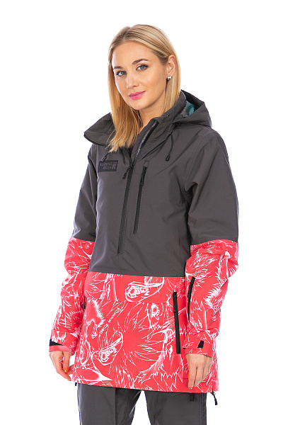 Женская горнолыжная Куртка Running River Серый, 8278129
