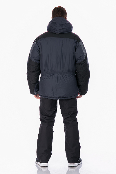 Мужской зимний Пуховик Running River Серый, 827870