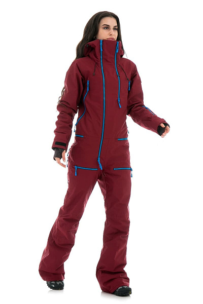Женский горнолыжный Комбинезон Running River Бордовый, 827818