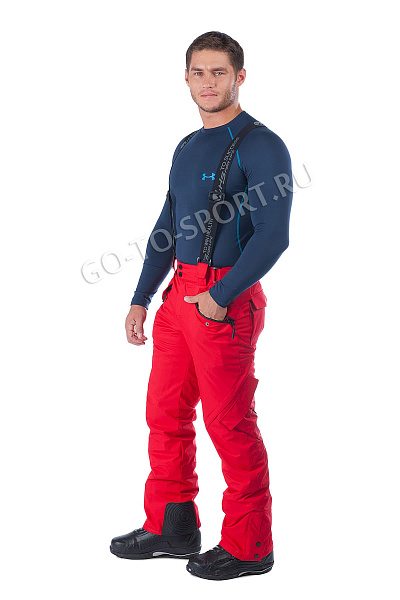 Мужские горнолыжные Штаны WHS Красный, 878334