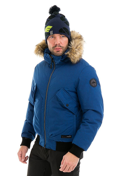 Мужской зимний Пуховик WHS Синий, 878390