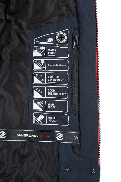 Мужской горнолыжный Костюм WHS Темно-синий, 8783470K1