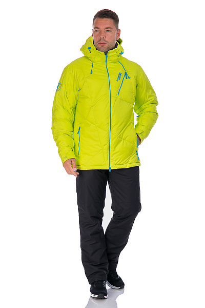 Мужской горнолыжный Пуховик Running River Желтый, 827872