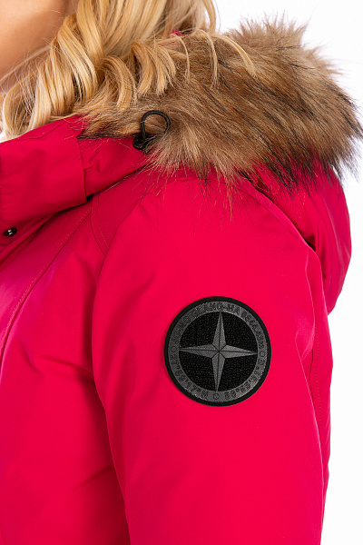 Женская зимняя Парка Lafor Малиновый, 767036