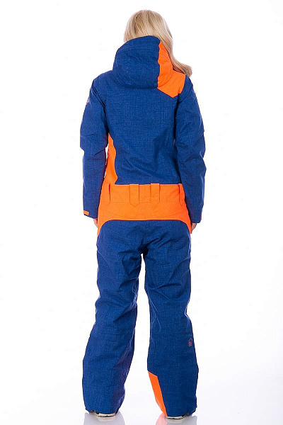 Женский горнолыжный Комбинезон Snow Headquarter Темно-синий, 838116