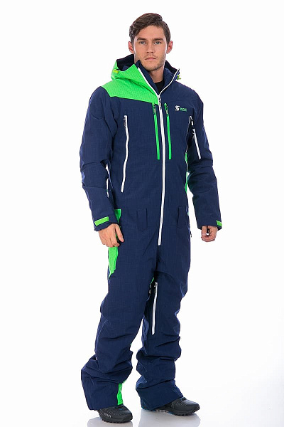 Мужской горнолыжный Комбинезон Snow Headquarter Темно-синий, 838115
