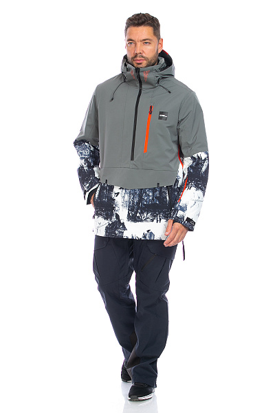 Мужской горнолыжный Анорак WHS Хаки, 8783352