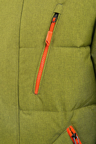 Мужской зимний Пуховик WHS Зеленый, 878377