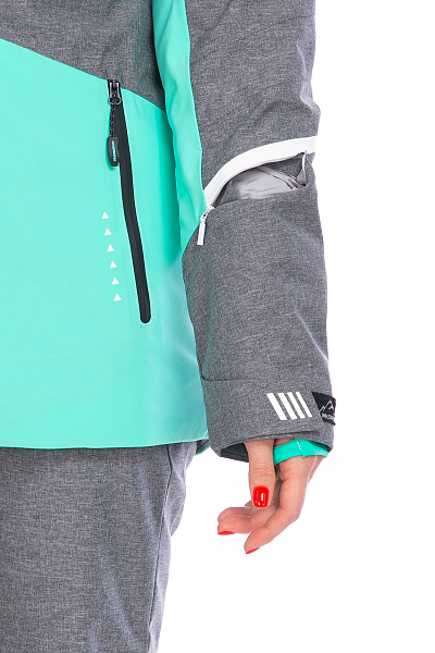 Женская горнолыжная Куртка WHS Светло-серый, 8783361