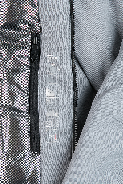 Мужская горнолыжная Куртка WHS Серый, 8783195