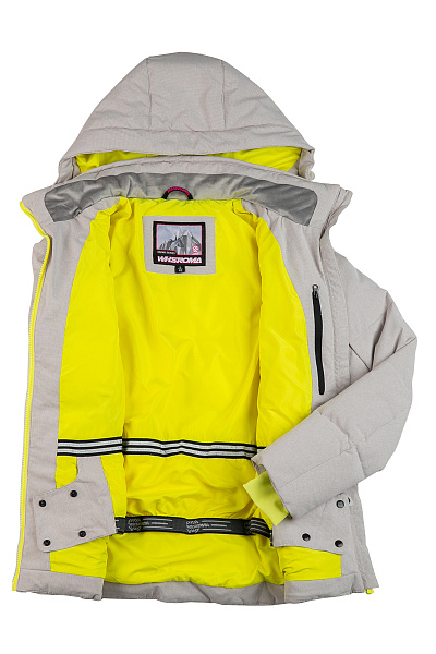 Женский горнолыжный Пуховик WHS Бежевый, 8783188