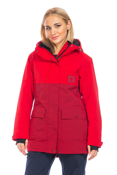 Женская горнолыжная Куртка WHS Красный, 8783334
