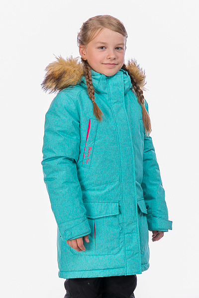 Детская зимняя Куртка WHS Бирюзовый, 8783246
