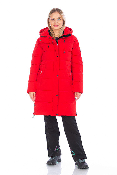 Пуховик WHS Красный, 8783389