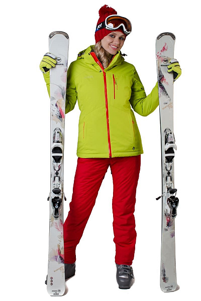 Женский горнолыжный Костюм High Experience Салатовый, 6980155K1