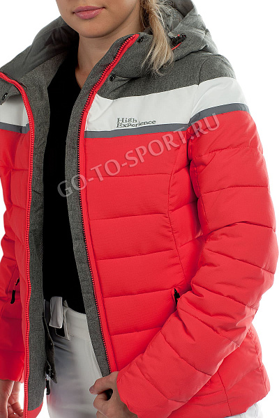 Женская горнолыжная Куртка High Experience Коралловый, 698041