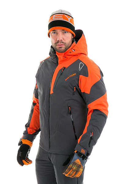 Мужская горнолыжная Куртка WHS Серый, 8783107