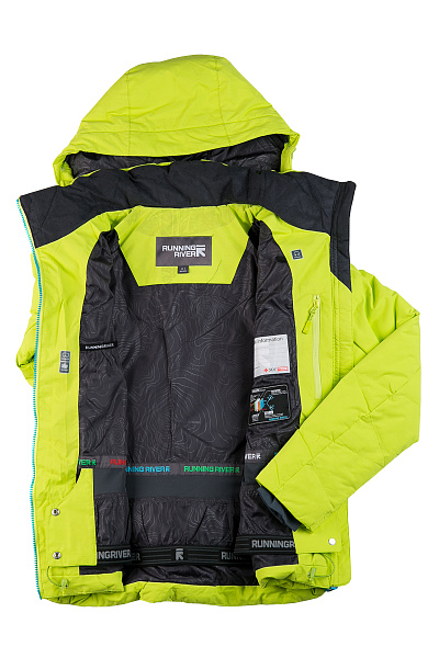 Женский горнолыжный Пуховик Running River Желтый, 827867