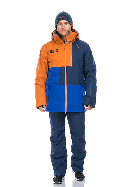 Мужская горнолыжная Куртка Running River Коричневый, 827890