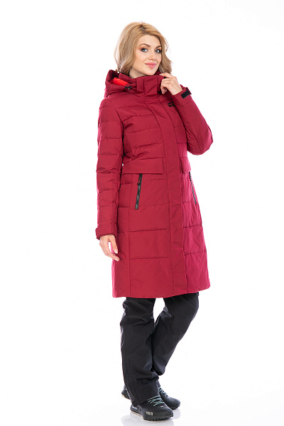 Женский зимний Костюм Lafor Бордовый, 76704K1