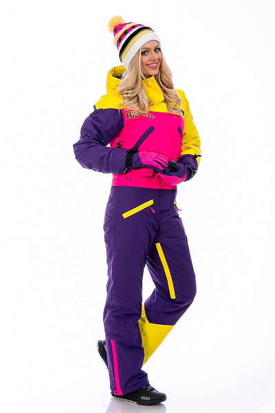Женский горнолыжный Комбинезон High Experience Фиолетовый, 6980247