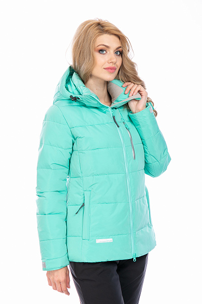 Женский зимний Пуховик Lafor Мятный, 76701
