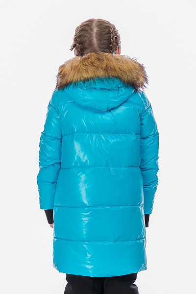 Детский зимний Пуховик WHS Голубой, 8783210