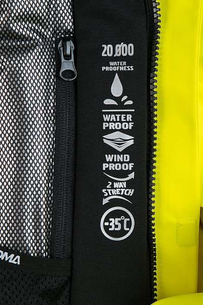 Мужская горнолыжная Куртка WHS Желтый, 8783229