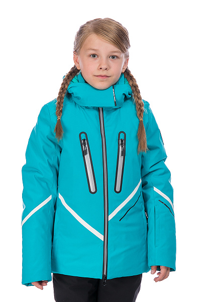 Детская горнолыжная Куртка WHS Бирюзовый, 8783212