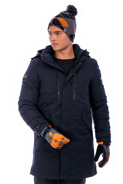 Мужская зимняя Парка WHS Синий, 8783132