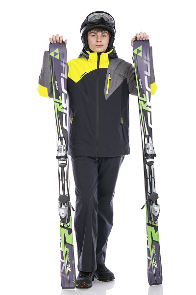 Детская горнолыжная Куртка WHS Темно-серый, 8783282