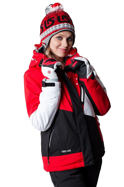Женская горнолыжная Куртка Lanlaka Красный, 76751